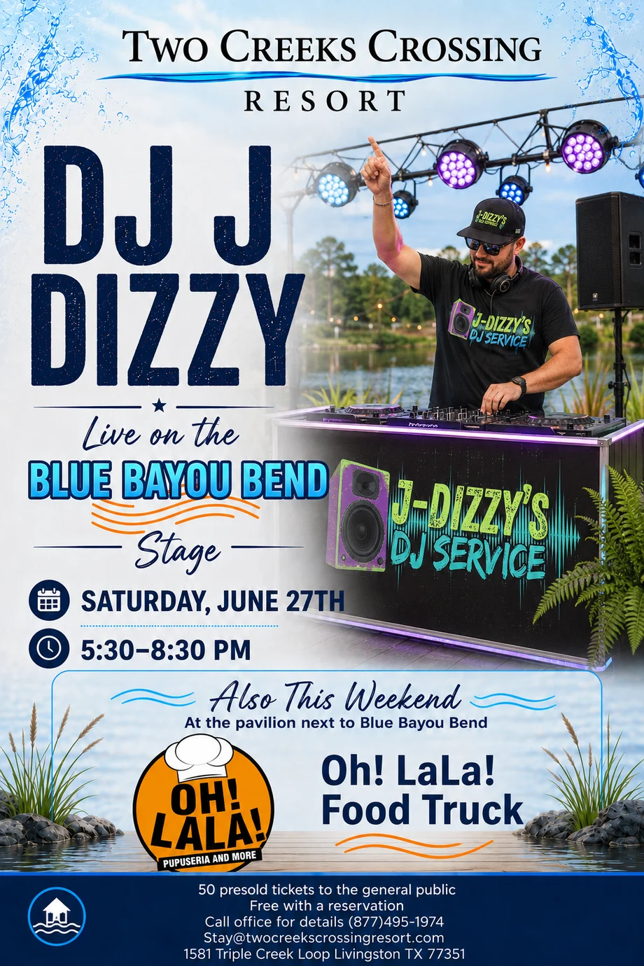 DJ J Dizzy event flyer