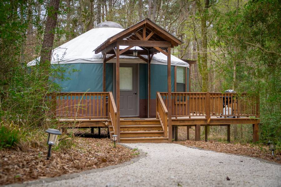 Yurts at Two Creeks Crossing Resort, view 2